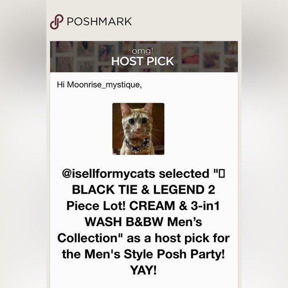 🌟HPX3🌟 BLACK TIE & LEGEND 2 Piece Lot CREAM & 3-in1 WASH B&BW Men’s Collection - Picture 4 of 8